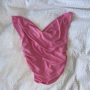 Ruched pink corset 💞